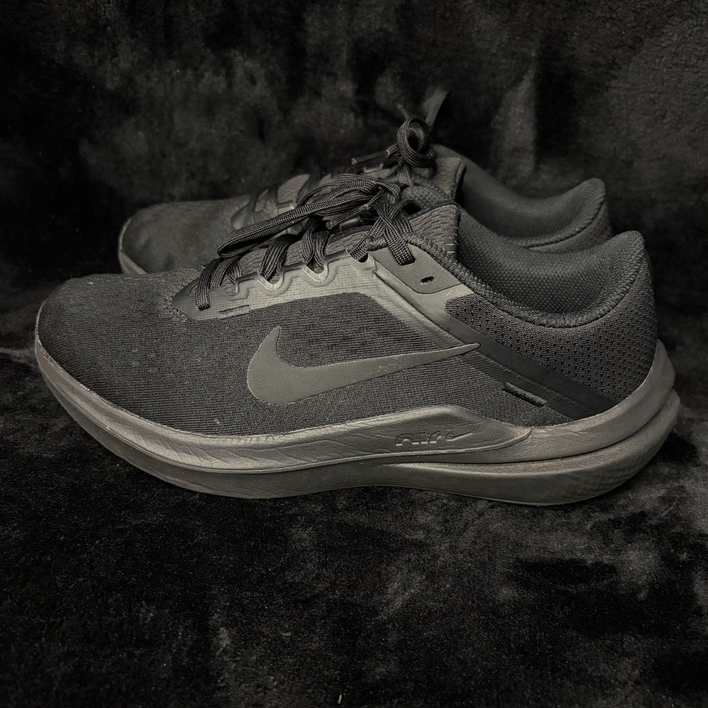 Nike Air Zoom Winflo 10‎ DV4023-001 Womens 8.5 Running Shoes Black Mesh Sneakers